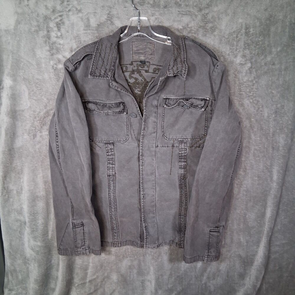Vtg Alpha Industries Us Military Embroidered Jacket Mens 2xl Hero By Choice